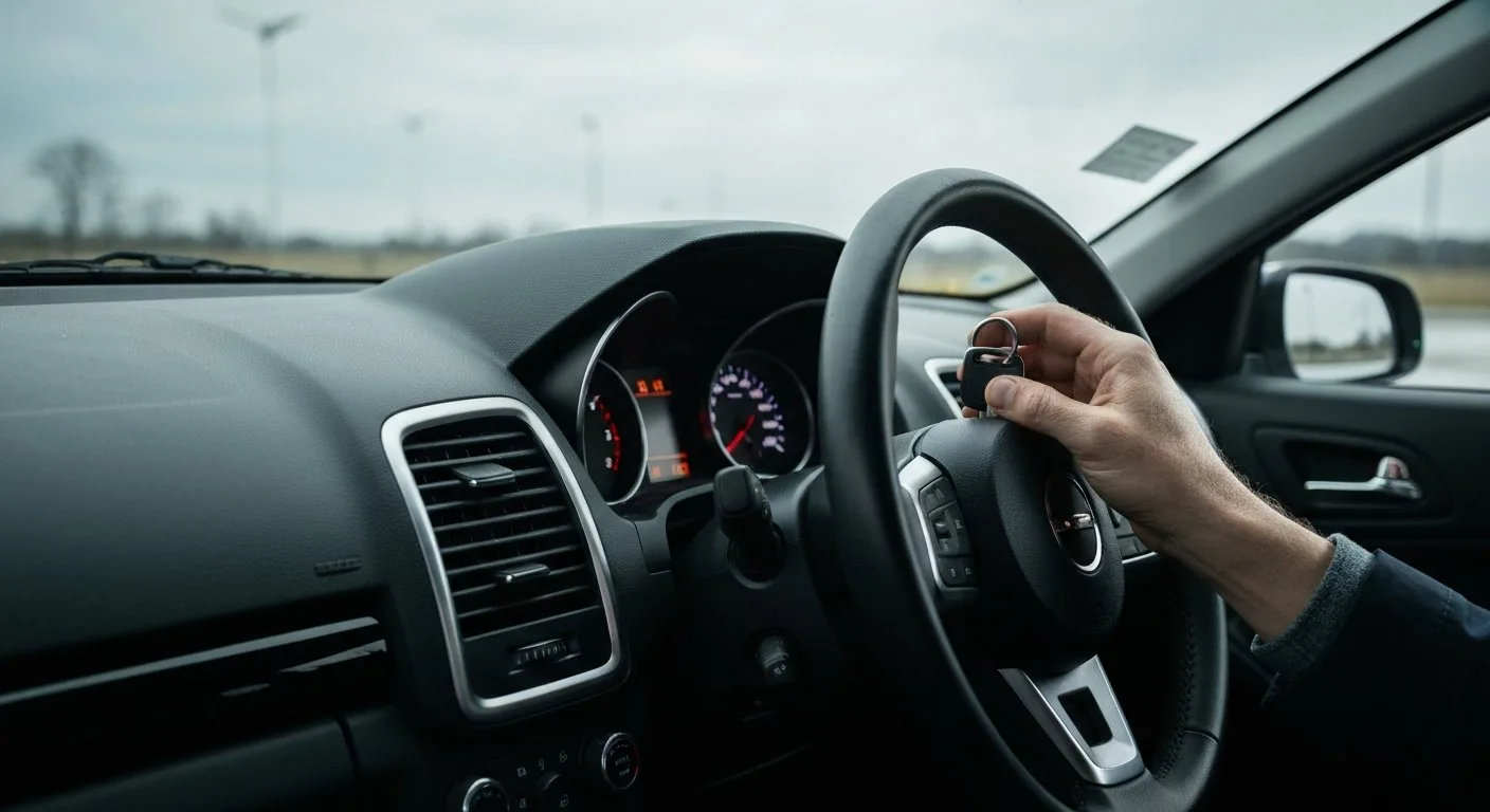 Cerrajero automotriz móvil haciendo llaves de auto en Arlington TX