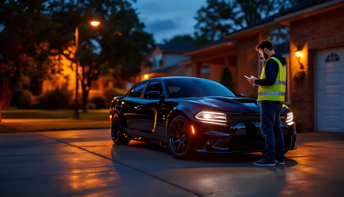 Llave fobik y smart key push-start para Dodge Charger y Challenger — Cerrajero Arlington TX