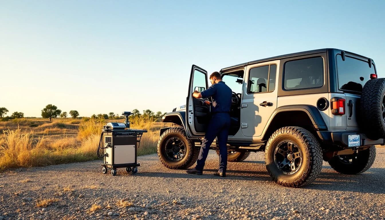 Llave fobik e inteligente de Jeep Wrangler, Grand Cherokee y Gladiator — Cerrajero Arlington TX