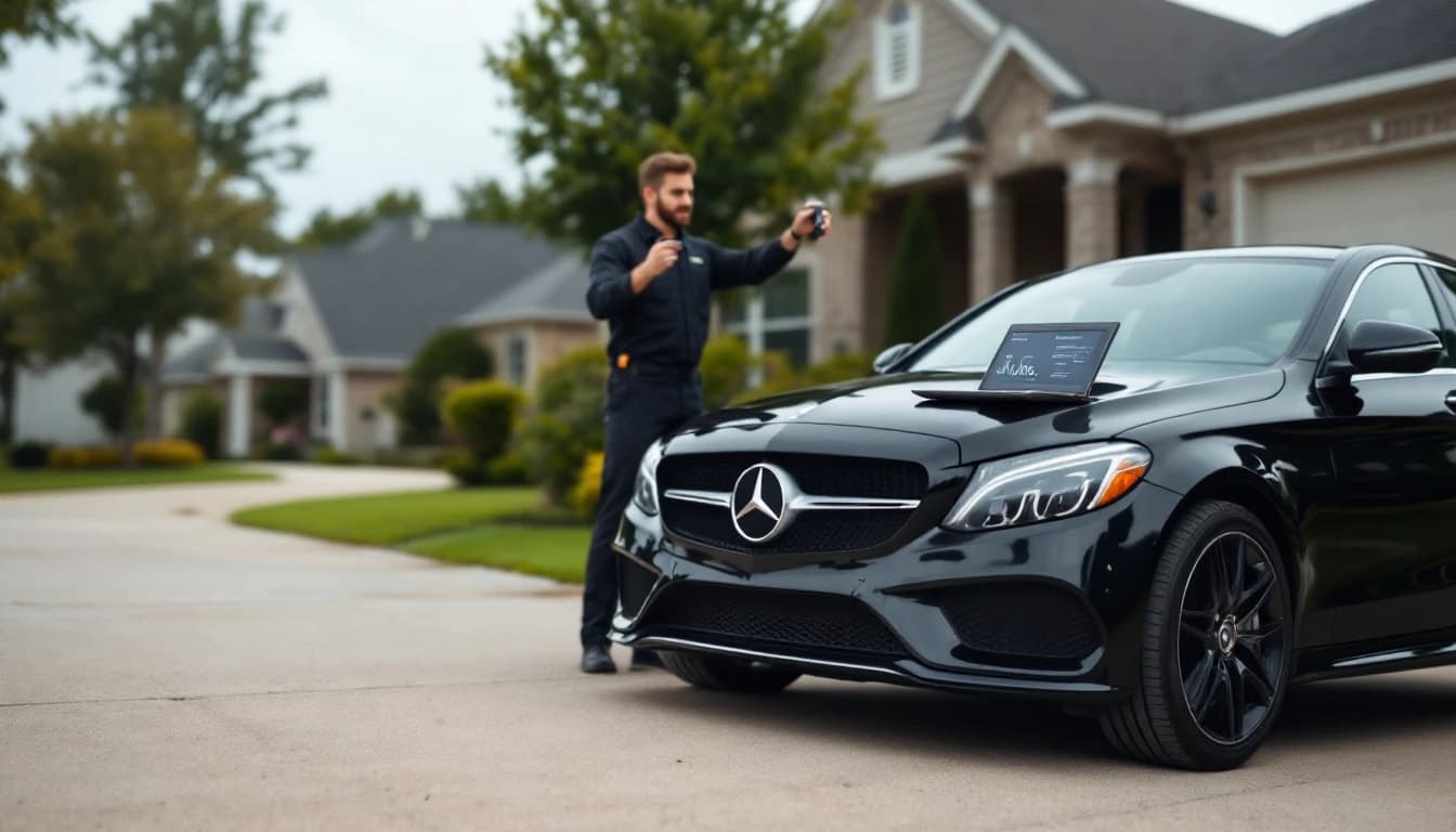 Smart key de Mercedes-Benz con inmovilizador FBS — Cerrajero Arlington TX