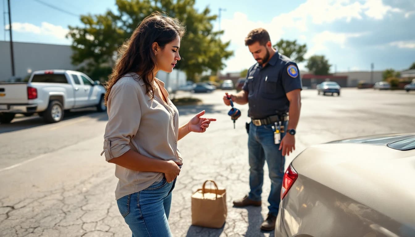Emergencia de niño encerrado en un auto y apertura sin daño — Cerrajero Arlington TX