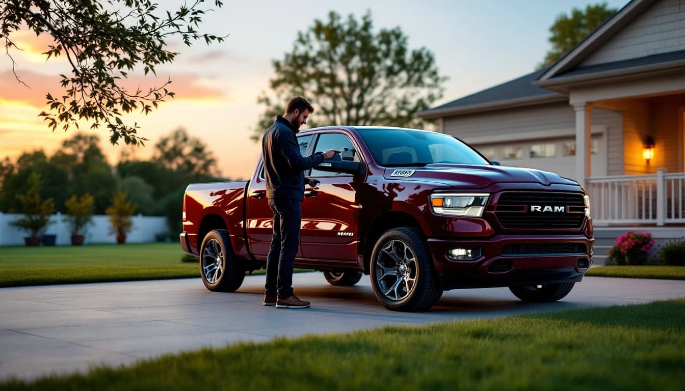 Llave inteligente push-start de RAM 1500 — Cerrajero Arlington TX